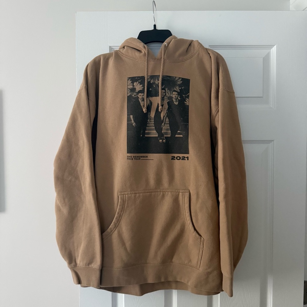 Jonas Brothers 2021 Tour Pullover Hoodie Sweatshirt Size 2XL